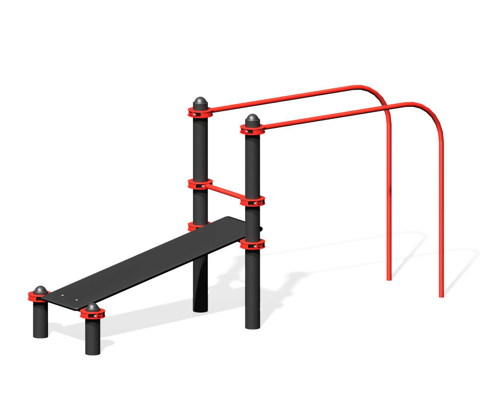 Воркаут-комплекс "Скамья и Брусья"